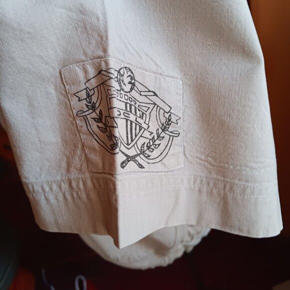 Vintage 1980s New Wave Shirt Mens Large Pullover Logo by DCL Preppy Indy - Picture 5 of 9